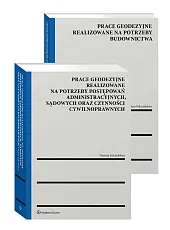 PAKIET: Prace geodezyjne realizowane na potrzeby budownictwa + Prace geodezyjne realizowane na potrzeby postępowań administracyjnych, sądowych oraz czynności cywilnoprawnych [PRZEDSPRZEDAŻ]